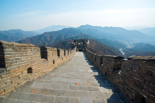 Chinese Muur Bij Mutianyu Nabij Peking China — Stockfoto