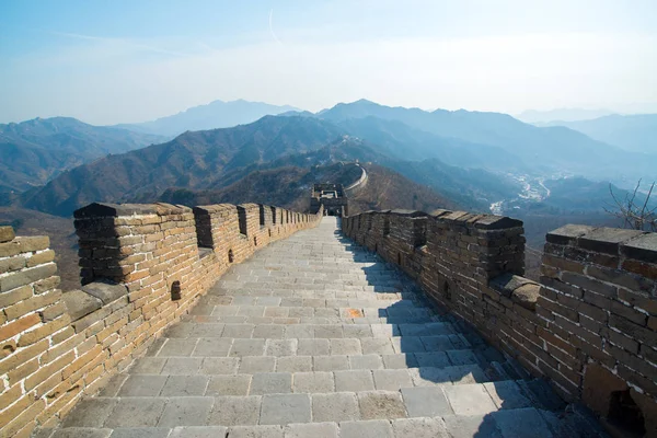 Chinese Muur Bij Mutianyu Nabij Peking China — Stockfoto