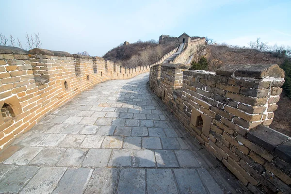 Chinese Muur Bij Mutianyu Nabij Peking China — Stockfoto