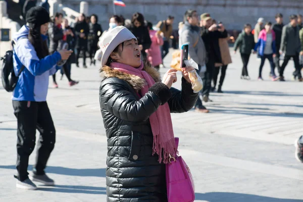 Pekin, Çin - Circa Şubat 2016: Pekin'de Yasak Şehir. Yasak Şehir Çin'de kraliyet sarayı, Bu dünyanın kültürel mirasıdır. 