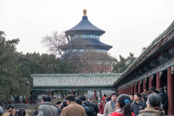 Pekin Chiny Circa Lutego 2016 Temple Heaven Pekinie Chiny — Zdjęcie stockowe