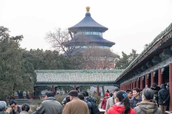 Beijing China Circa Febrero 2016 Templo Del Cielo Beijing China —  Fotos de Stock