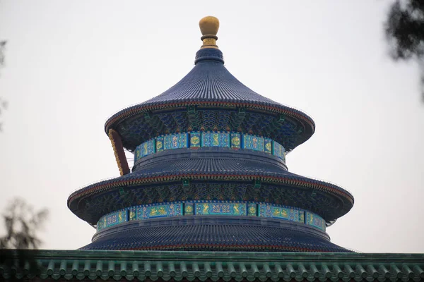 Widok Świątyni Nieba Pekinie Chiny — Zdjęcie stockowe