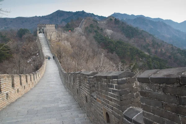 Chinese Muur Bij Mutianyu Nabij Peking China — Stockfoto