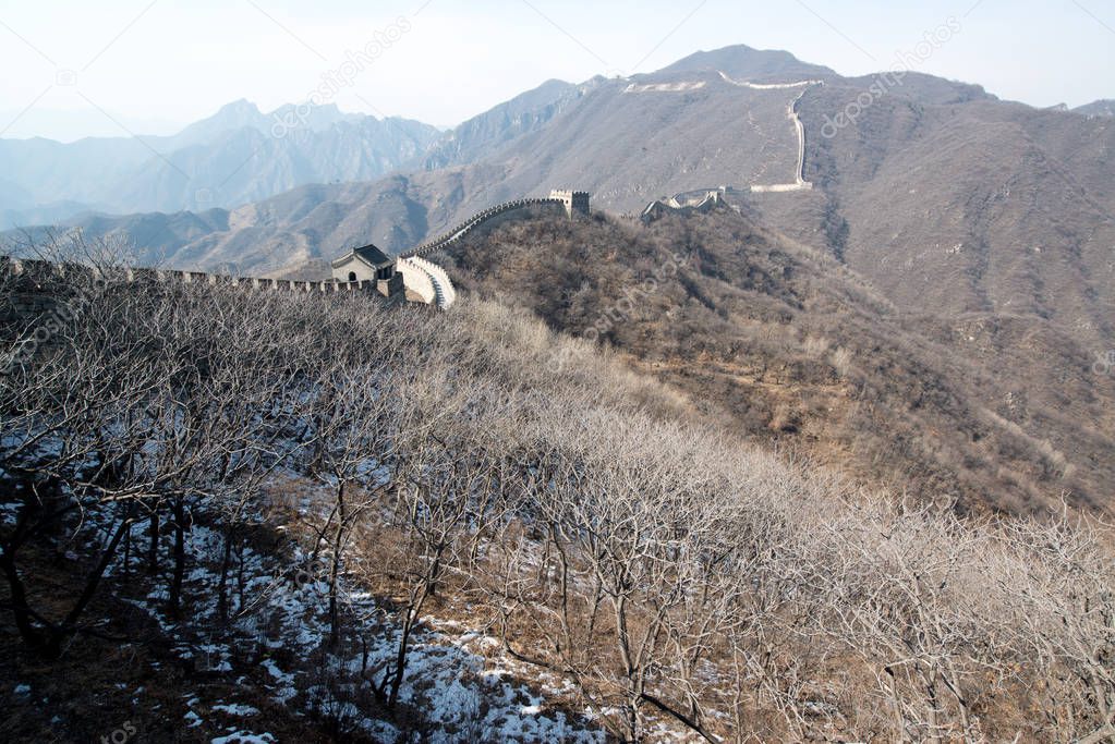 Great Wall of China at Mutianyu, near Beijing, China 