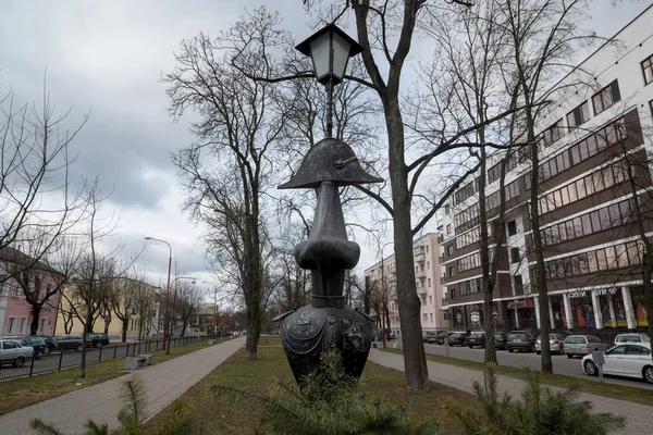 Brest Bělorusko Cca Březen 2019 Památník Nose Gogolské Ulici Brestu — Stock fotografie