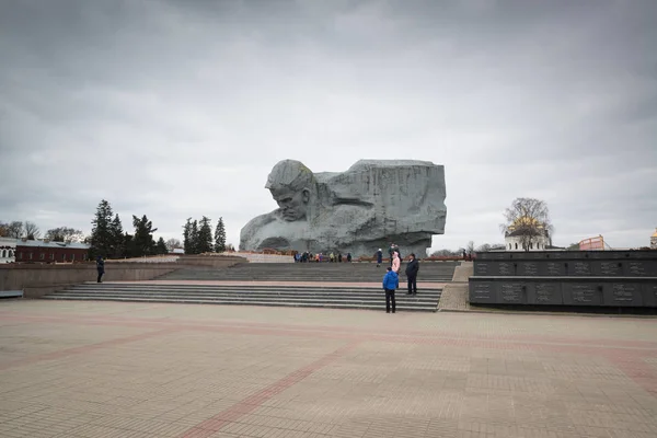 Brei Fehéroroszország Február 2019 Emlékmű Bátorság Brest Erődben Korábbi Nevén — Stock Fotó