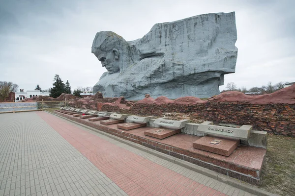 Brest Bielorrusia Alrededor Febrero 2019 Monumento Valor Fortaleza Brest Anteriormente — Foto de Stock