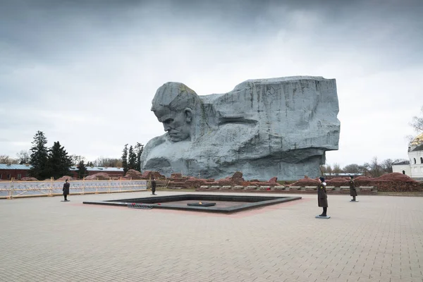 Brest Valko Venäjä Noin Helmikuu 2019 Muistomerkki Rohkeus Brestin Linnoituksessa — kuvapankkivalokuva