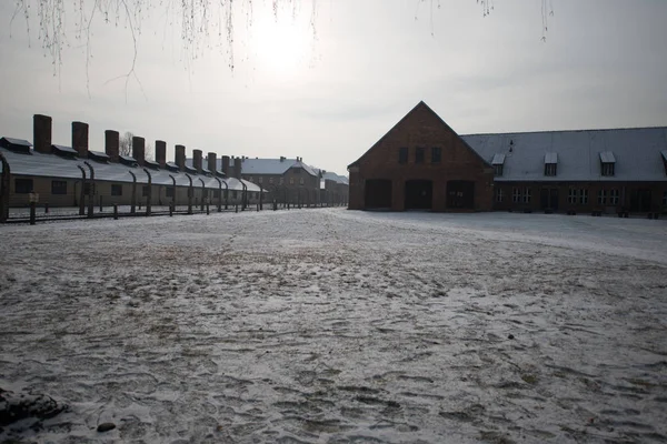 Oswiecim Polónia Janeiro 2014 Antigo Campo Concentração Extermínio Nazista Auschwitz — Fotografia de Stock
