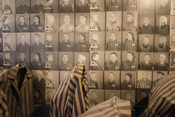Oswiecim Polônia Março 2015 Campo Concentração Auschwitz Antigo Campo Extermínio — Fotografia de Stock