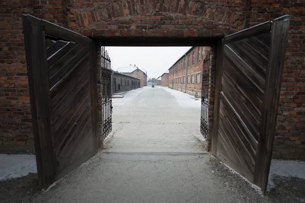 Campo Concentración Auschwitz Antiguo Campo Exterminio Nazi Oswiecim Auschwitz Fue —  Fotos de Stock