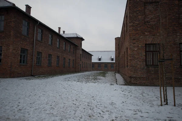 Oswiecim Polen Januar 2014 Konzentrationslager Auschwitz Ein Ehemaliges Nazi Vernichtungslager — Stockfoto