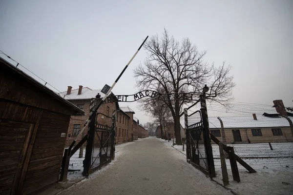 Oswiecim Polen Januar 2014 Ein Ehemaliges Nazi Vernichtungslager Auschwitz Das — Stockfoto