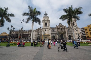 Lima, Peru, 30 Ağustos 2017: Santa Rose Lima, Peru 400 yıldönümü tatili Ağustos 'ta 30, 2017. Rose of Lima, Peru 'nun koruyucu azizi ve Latin Amerika 'nın yerli yerlileri..