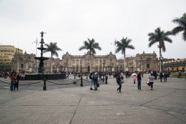 Lima, Peru, 30 Ağustos 2017: Santa Rose Lima, Peru 400 yıldönümü tatili Ağustos 'ta 30, 2017. Rose of Lima, Peru 'nun koruyucu azizi ve Latin Amerika 'nın yerli yerlileri..