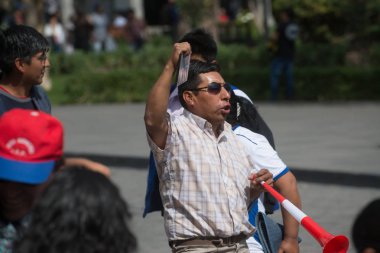 Lima, Peru, 30 Ağustos 2017: Santa Rose Lima, Peru 400 yıldönümü tatili Ağustos 'ta 30, 2017. Rose of Lima, Peru 'nun koruyucu azizi ve Latin Amerika 'nın yerli yerlileri..