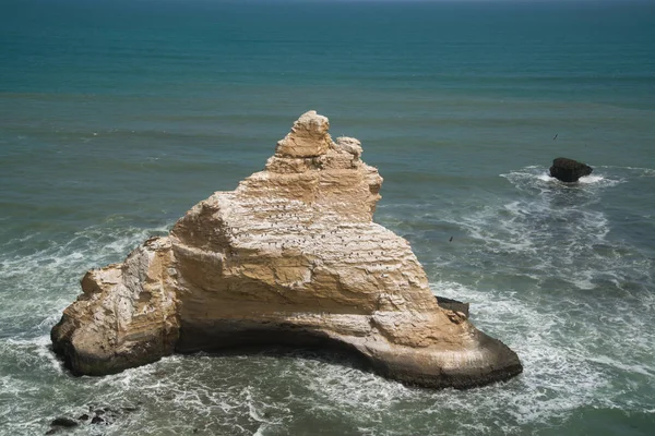 Cathedral Rock Formation, Peruvian Coastline, Rock formations at the coast, Paracas National Reserve, Paracas, Ica Region, Peru