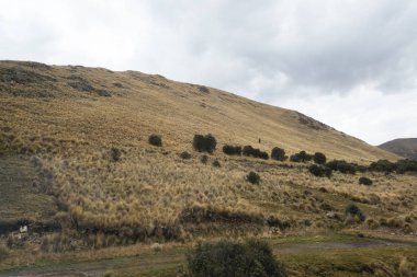 Peru, Güney Amerika'da güzel dağlar ile manzara