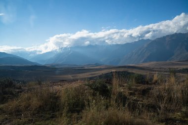 Peru, Güney Amerika güzel dağlar