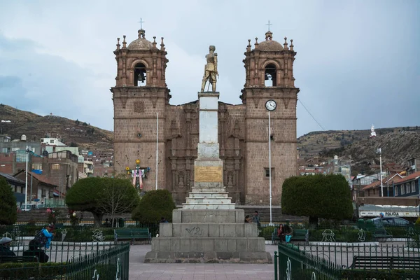 Перу Около Сентября 2017 Года Церковь Городской Улице Перу — стоковое фото