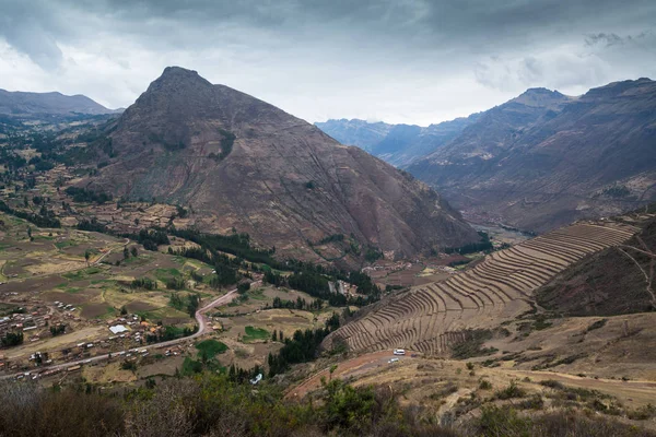 Ruiny Pisac Pobliżu Pisac Sacred Valley Peru — Zdjęcie stockowe