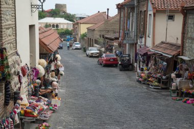Signagi, Georgia, yaklaşık Ağustos 2018: eski şehir Signagi, Gürcistan