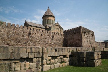 Mtskheta, Gürcistan'daki Svetitskhovel katedrali