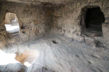 Gürcistan, Uplistsikhe 'deki antik insanların mağara şehri.