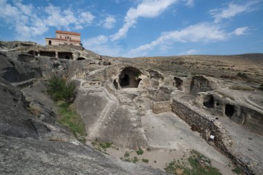 Gürcistan, Uplistsikhe 'deki antik insanların mağara şehri.