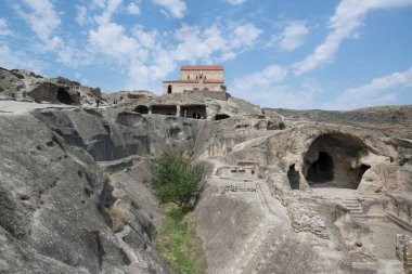 Gürcistan, Uplistsikhe 'deki antik insanların mağara şehri.