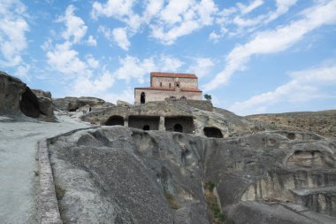 Gürcistan, Uplistsikhe 'deki antik insanların mağara şehri.