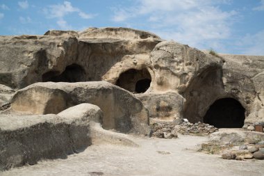 Gürcistan, Uplistsikhe 'deki antik insanların mağara şehri.