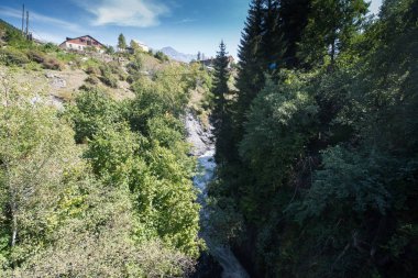 Gürcistan 'daki güzel vadi