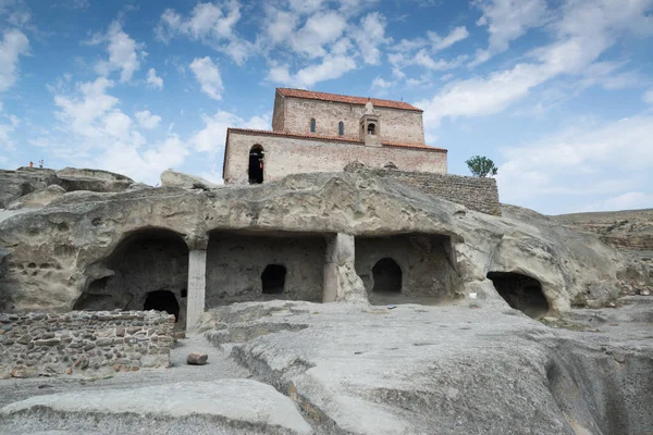 Caverna Cidade Povos Antigos Uplistsikhe Geórgia — Fotografia de Stock