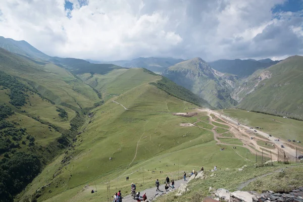 Murkmeli Aldeia Samegrelo Zemo Svaneti Geórgia Património Mundial Unesco — Fotografia de Stock