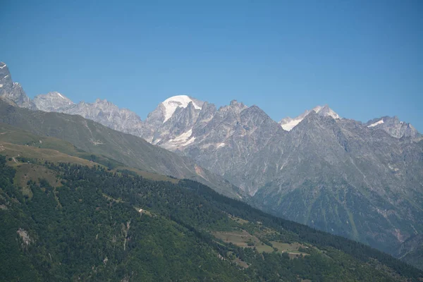 Hermosa Vista Cordillera Mestia Georgia —  Fotos de Stock