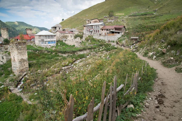 Murkmeli Aldeia Samegrelo Zemo Svaneti Geórgia Património Mundial Unesco — Fotografia de Stock