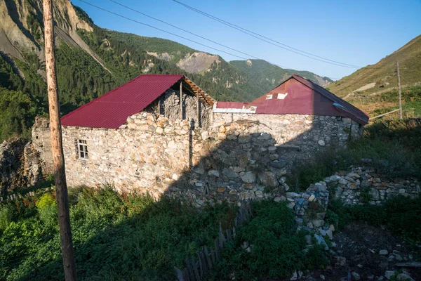 Murkmeli Village Samegrelo Zemo Svaneti Georgia Unesco World Heritage Site — Stock Photo, Image