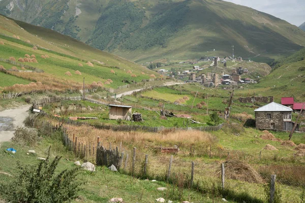 Pueblo Murkmeli Samegrelo Zemo Svaneti Georgia Patrimonio Humanidad Unesco — Foto de Stock