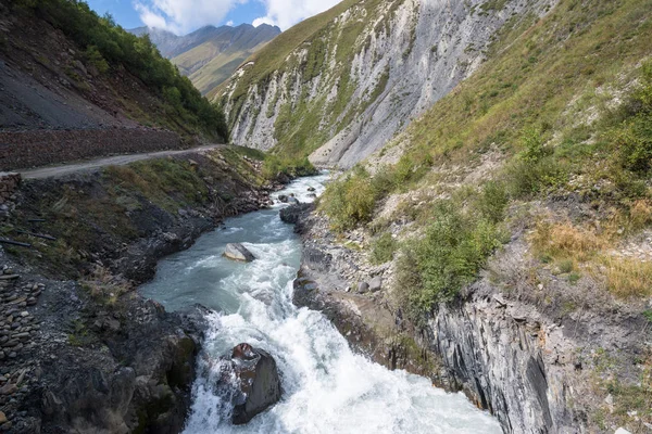 Vista Del Hermoso Valle Truso Georgia —  Fotos de Stock