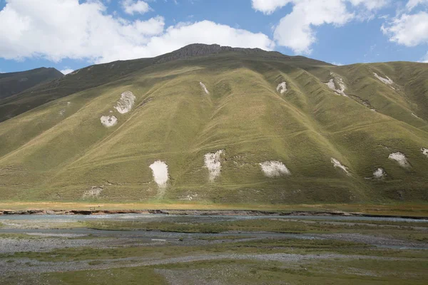 Viajando Estrada Ushguli Para Shkhara Geleira Geórgia — Fotografia de Stock