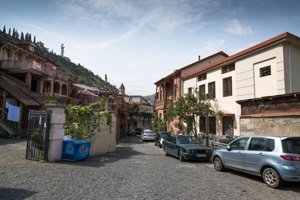 Tbilisi Geórgia Por Volta Setembro 2018 Vista Sobre Capital Geórgia — Fotografia de Stock