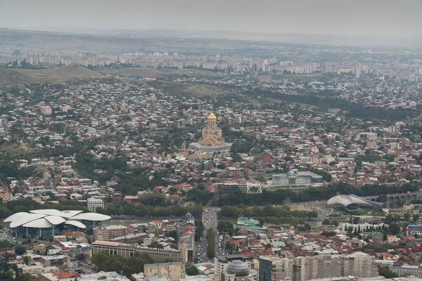 Тбілісі Грузія Близько 2018 Вересня Погляд Столицю Грузії Тбілісі Похмурий — стокове фото