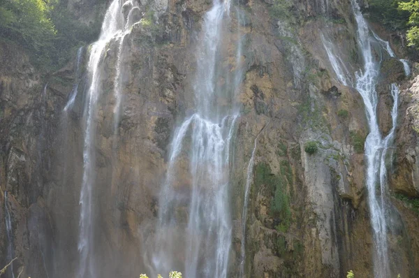 Plitvice Seen Und Wasserfälle Nationalpark Kroatien — Stockfoto