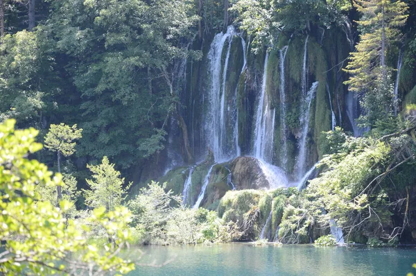 プリトヴィツェ湖と滝国立公園 クロアチア — ストック写真