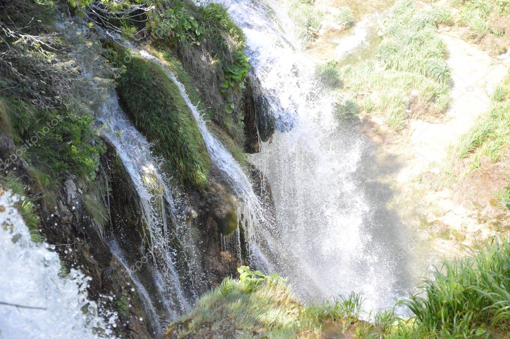 Plitvice lakes and waterfalls national park, Croatia 