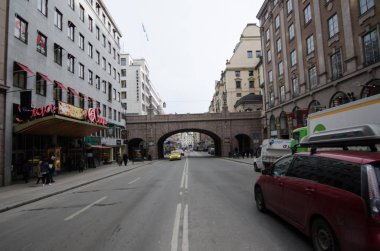 Helsinborg, İsveç, Circa Haziran 2016: İsveç'in güneyinde bulunan Helsinborg şehrini görüntüleyin
