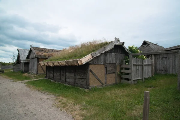 Foteviken Sverige Circa Juni 2016 Foteviken Viking Reservation Skansen Friluftsmuseum — Stockfoto