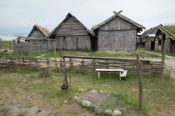Foteviken Sverige Circa Juni 2016 Foteviken Viking Reservation Skansen Friluftsmuseum — Stockfoto